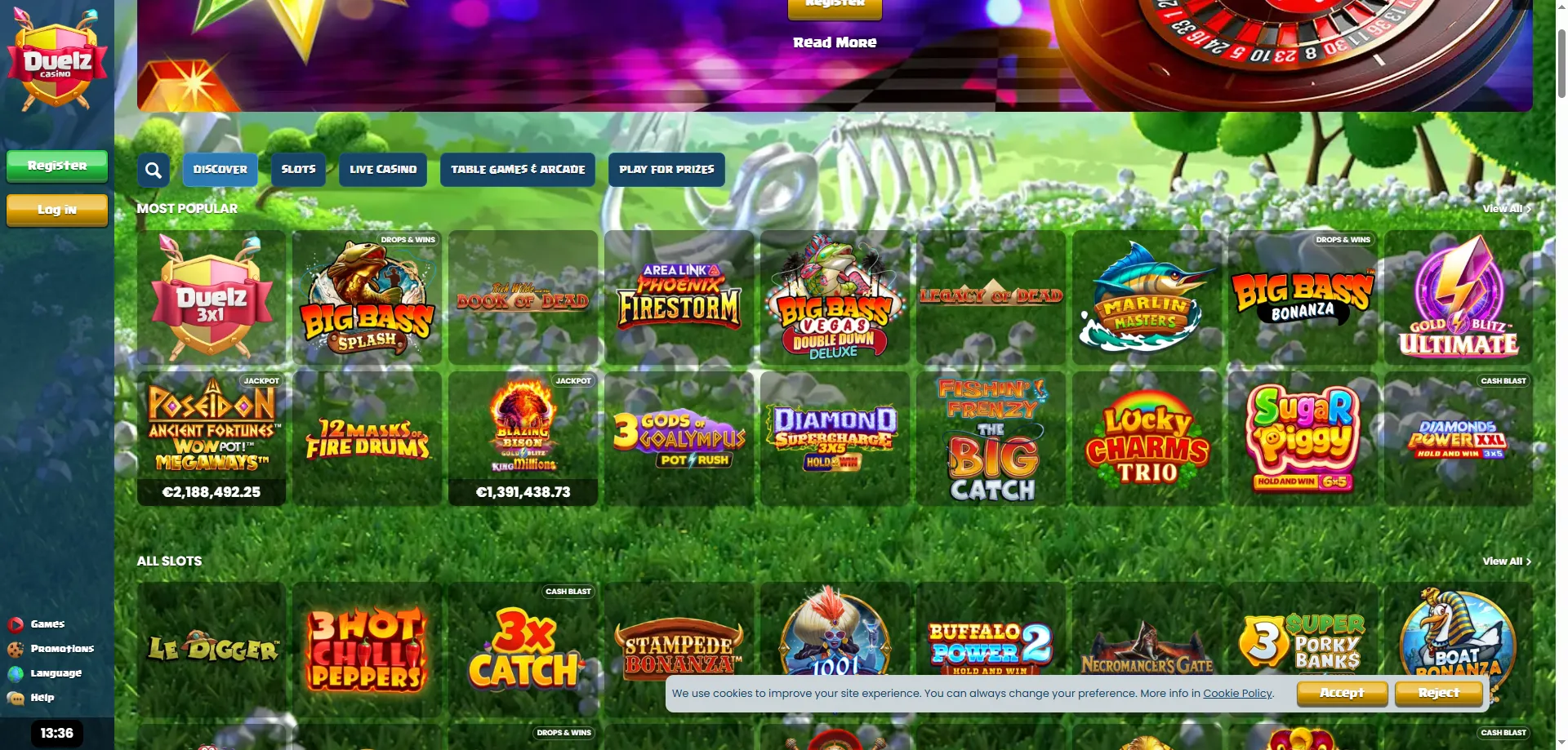 Duelz Casino &ndash; ponad 2000 slot&oacute;w online od top dostawc&oacute;w