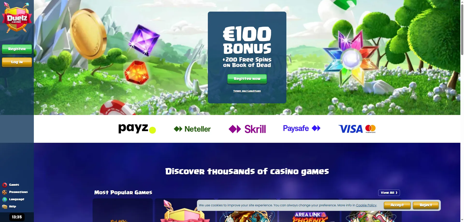 Duelz Casino przegląd kasyna online – gry, bonusy i licencje